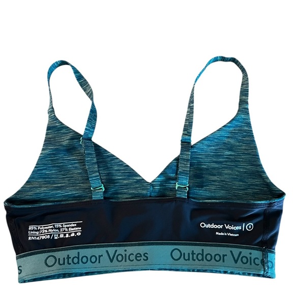 Outdoor Voices Green Athletic Bralette Size Small - Picture 6 of 6